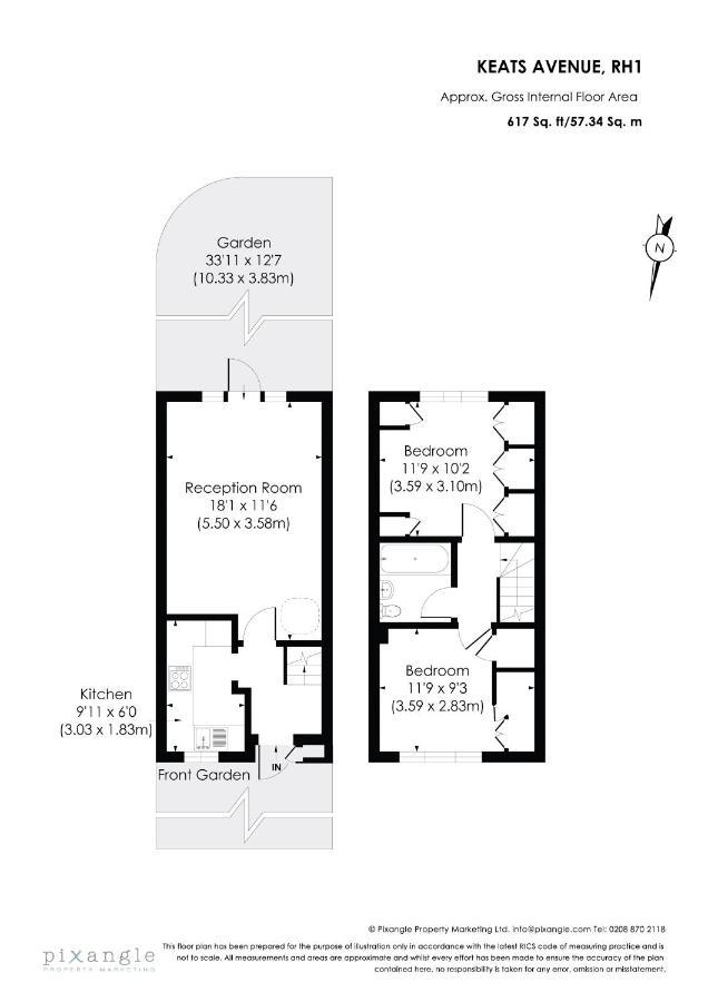 Surrey Stays - 2 Bedroom House, Rh1, Contractors Welcome, Sleeps 5 Max, 2 Parking Spaces, Near Town Centre, Train Station And Gatwick Airport Редхилл Экстерьер фото